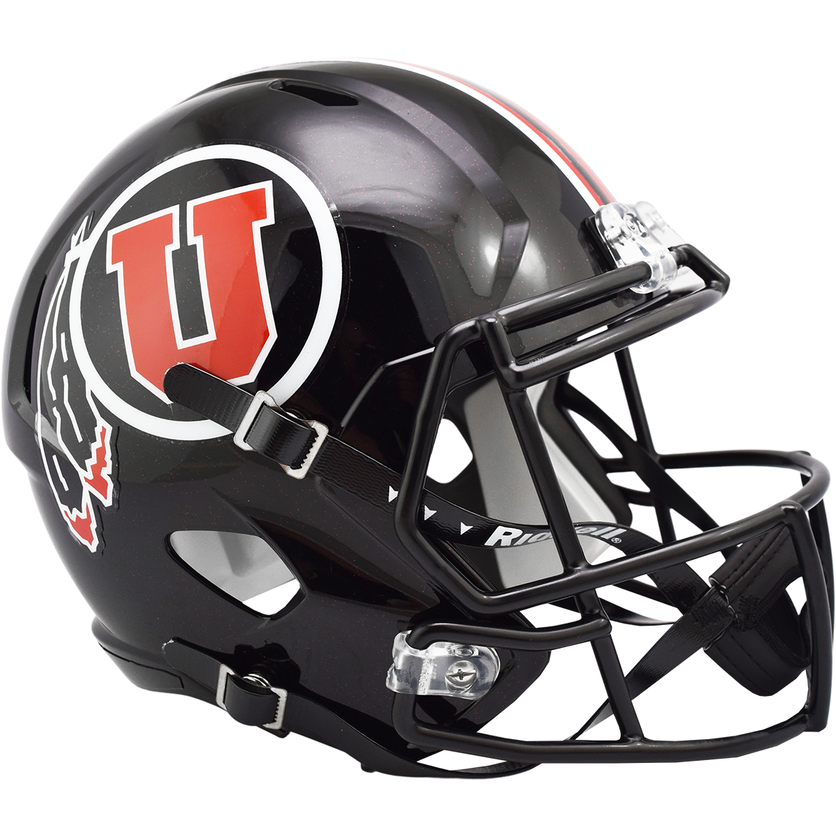 Utah Utes Black Replica Speed